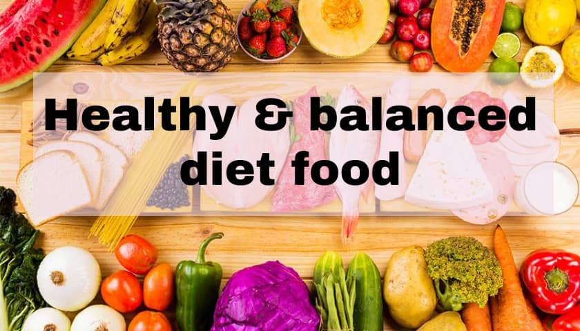 Healthy & balanced diet food